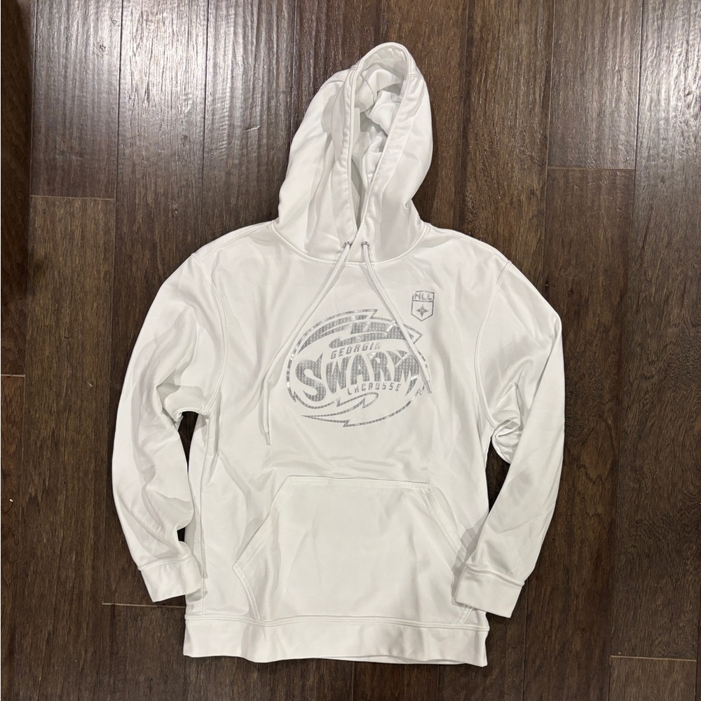 White Georgia Swarm NLL National Lacrosse League Hoodie for Men